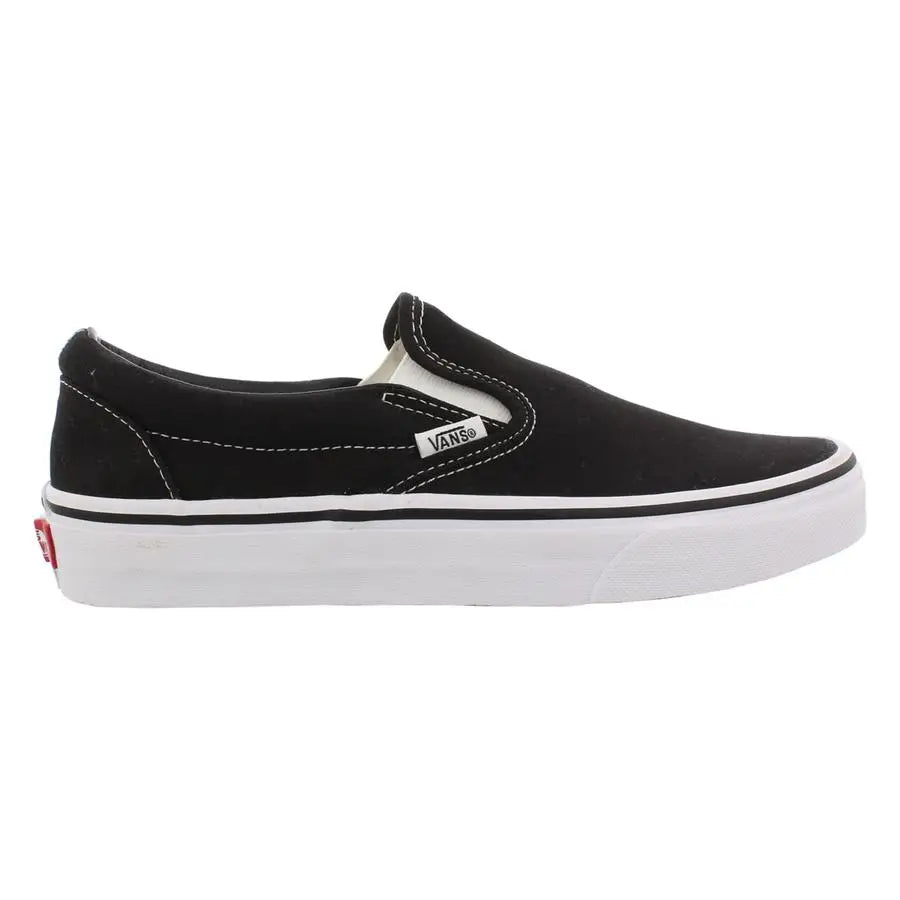 Vans Classic Unisex Skateboarding Shoes Black Slip-On Style | 100% Authentic
