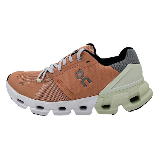 On Cloudflyer V4 Women Shoes Model MSS-7198669 Color Peach/Aloe 100% Authentic