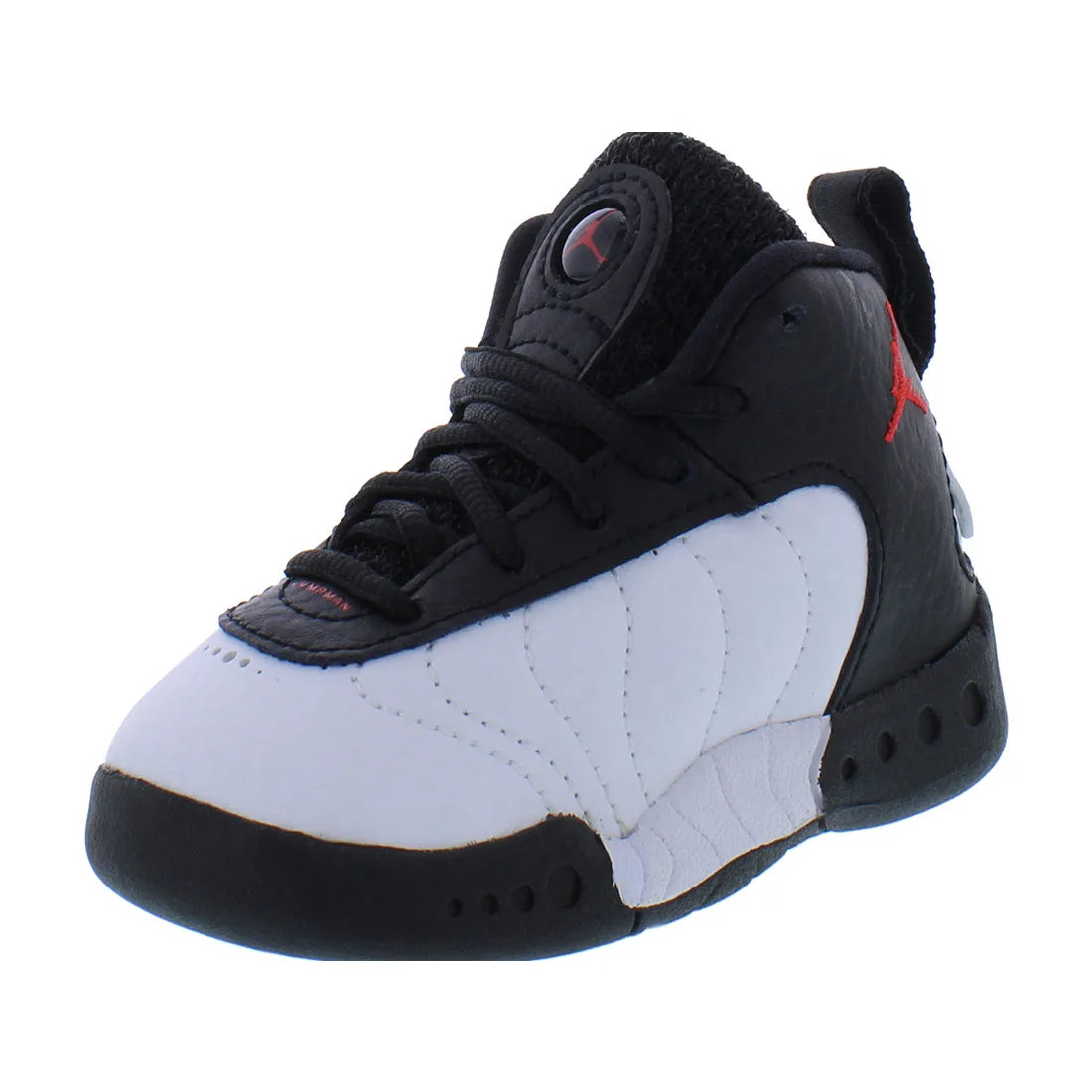 Jordan Jumpman Pro Infant/Toddler Shoes Color: White/Black  100% Authentic