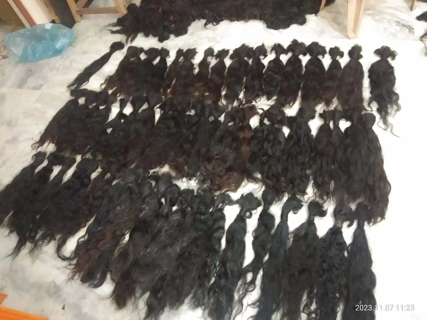 100% Virgin Indian Bulk Human Hair Pure Remy with Loose Deep and Natural Wave Styles Natural Color