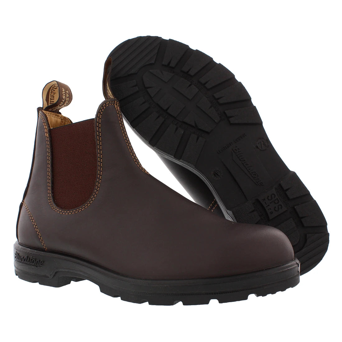 Blundstone Elastic Sided Lined Unisex Shoes Color: Walnut  100% Authentic