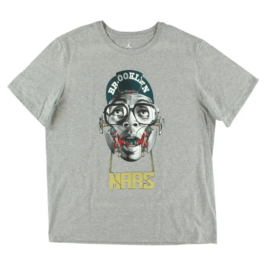 Jordan Half Spike Half Mars Mens Active Shirts & Tees Color: Grey  100% Authentic