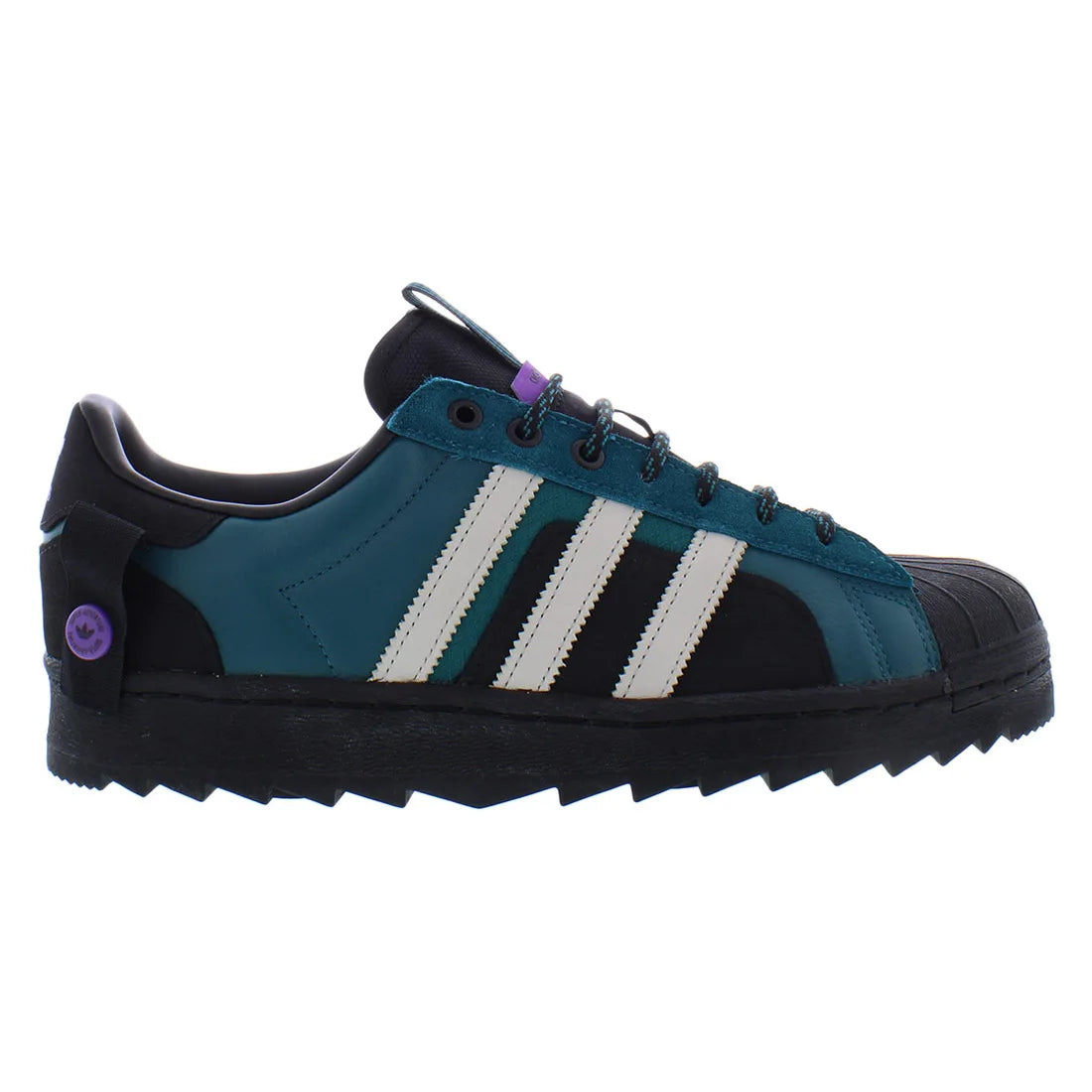 For Superstar Men's Walking Style Shoes Black/Blue Color | 100% Authentic Made in China Model MSS-GW5919
