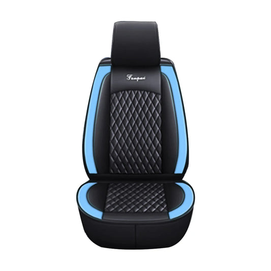 Black Blue Car Seat Cover 5Seat Leather Protection Cushion CT0008 Universal Seat Cover