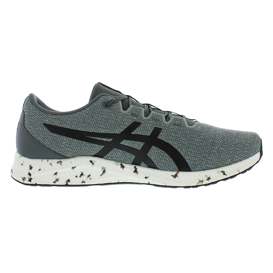 ASICS Men's Hypergel-Yu Luxury Tennis Shoes Grey/Black with Breathable Gel EVA Mesh Rubber Insoles for All Seasons