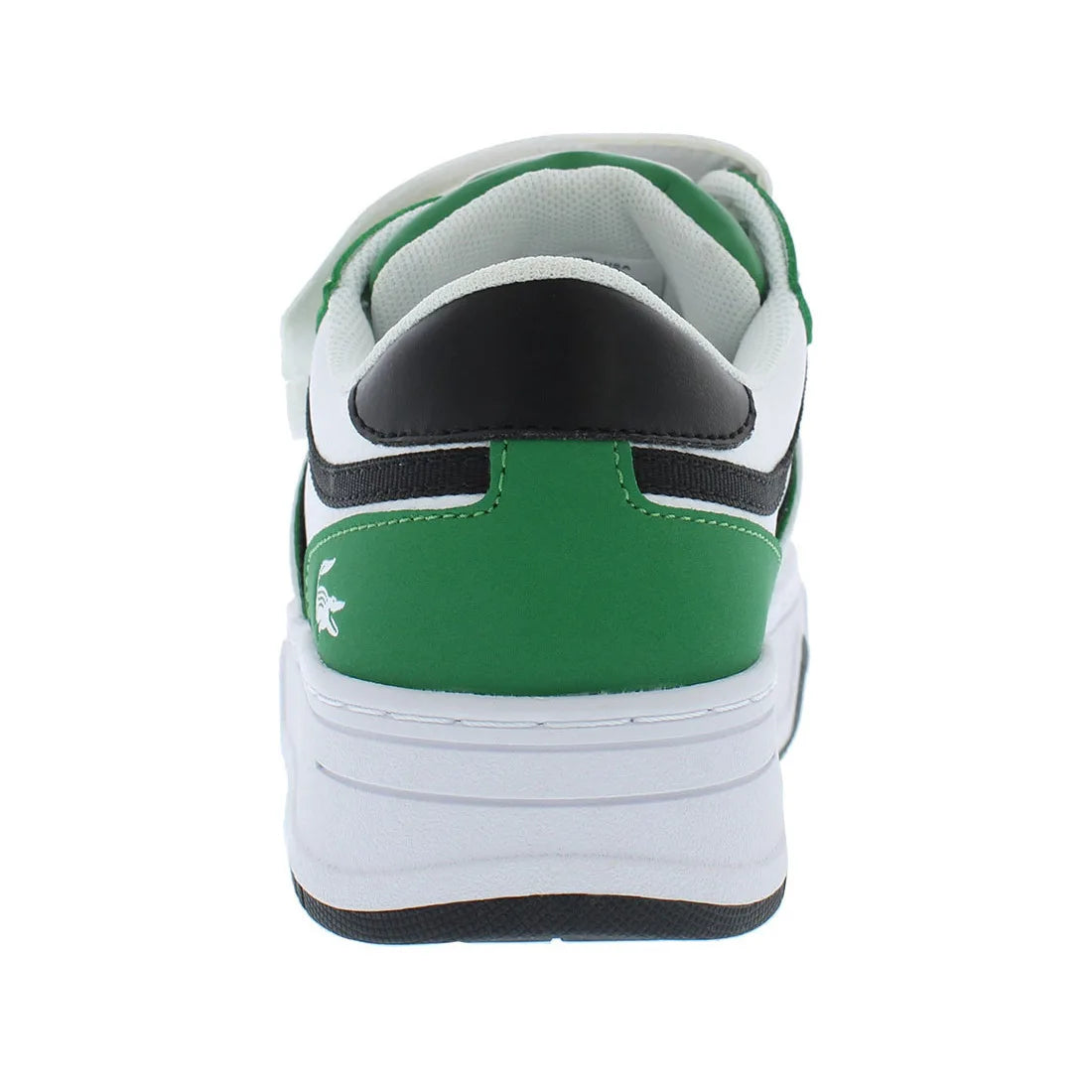 Lacoste L001 223 1 SUJ GS Boys Shoes Color: Dark Green/White  100% Authentic