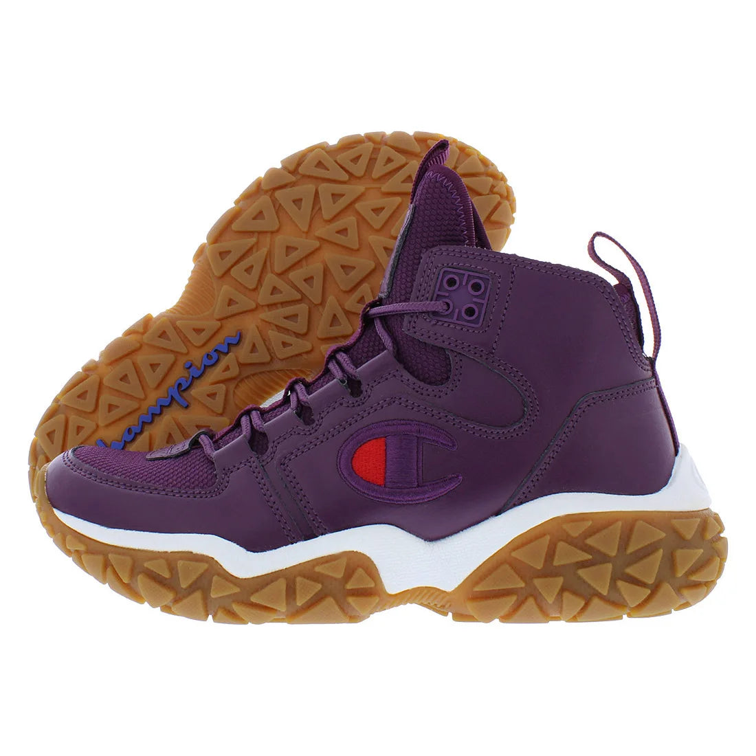 Champion Tank Grid GS Boys Shoes Color: Venetian Purple  100% Authentic
