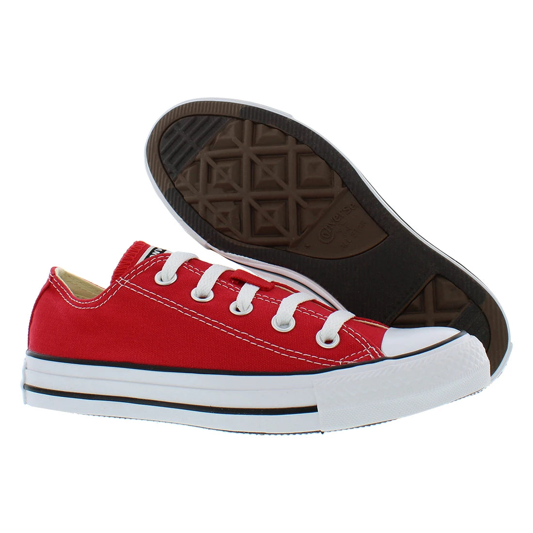 Converse Chuck Taylor Basic Ox Womens Shoes Color: Red | 100% Authentic