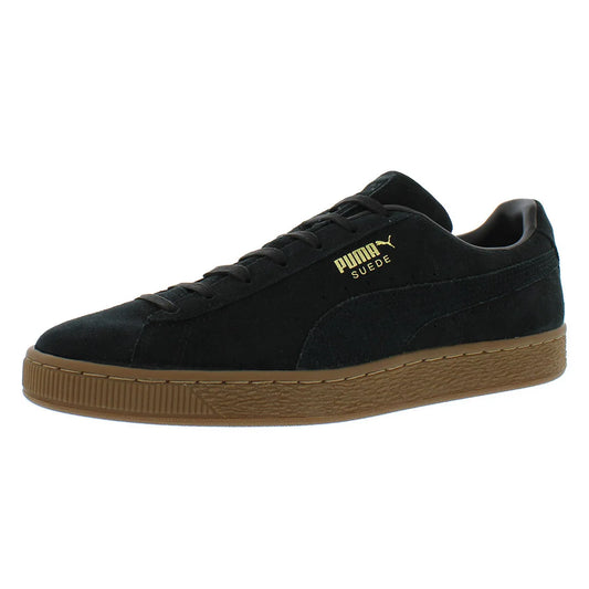 For Suede Gum Mens Shoes Model 38117401 Black 100% Authentic