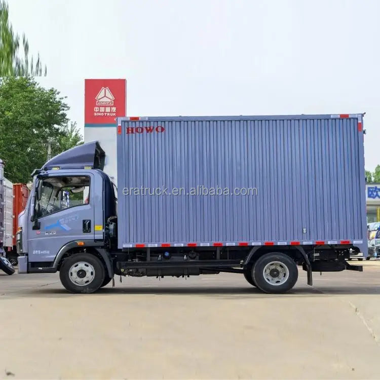 Chinese Manufacture 4X2 10Tons Light Cargo Truck Van Box Cargo Truck 4X2 6*2 4*4 Light Duty HOWO Cargo Truck for Sale