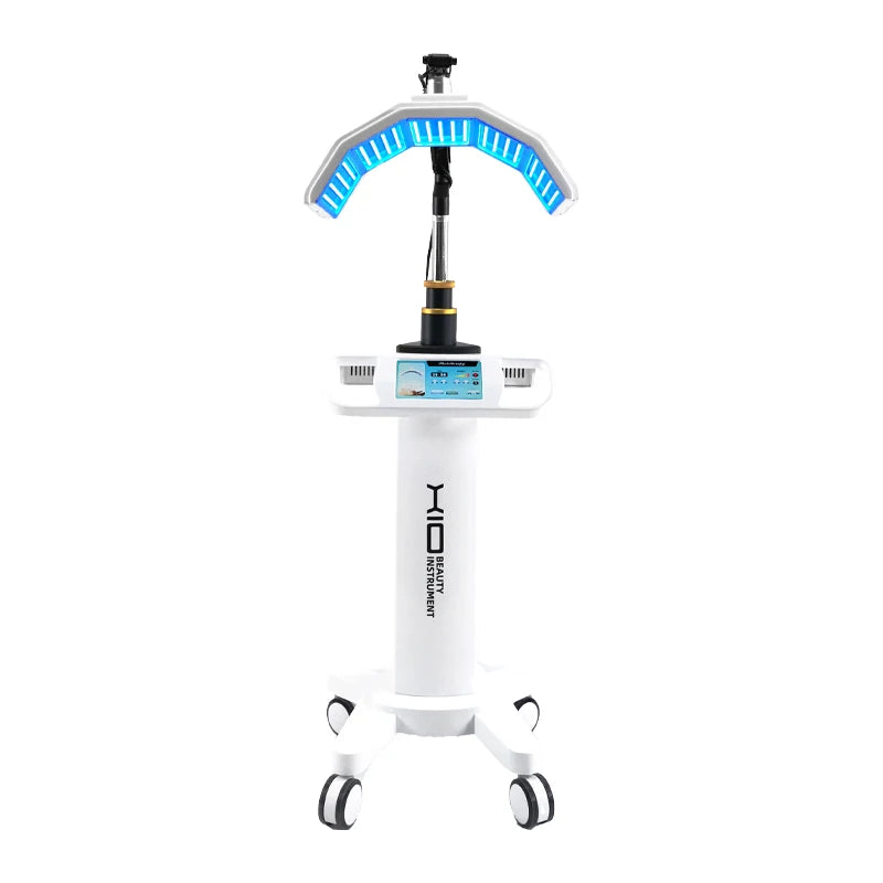Professional 7-Color LED Photon Skin Care Equipment Face Nose Wrinkle Remover Whitening Effect Standing PDT Light Acne Treatment
