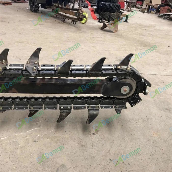 Chain Orchard Trencher Drainage Trenching Machine Pipeline Laying Ditcher Machine