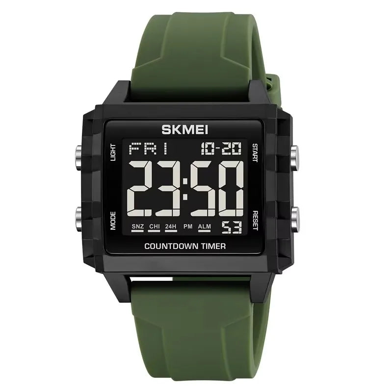 SKMEI 2320 Top Luxury Electronic Fashion Brand Waterproof Men Sports LED Watch Wristwatch Men's Digital Movement Male Watches