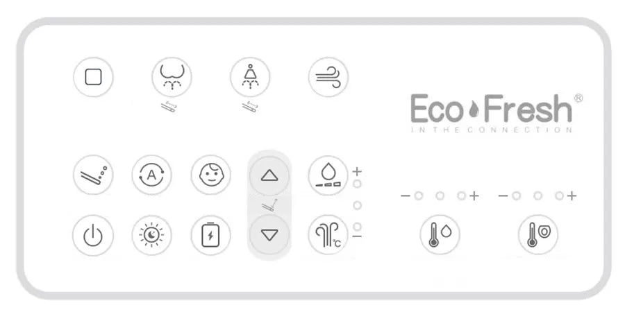EcoFresh Smart toilet seat  Electric Bidet cover intelligent bidet heat clean dry Massage care for child woman the old