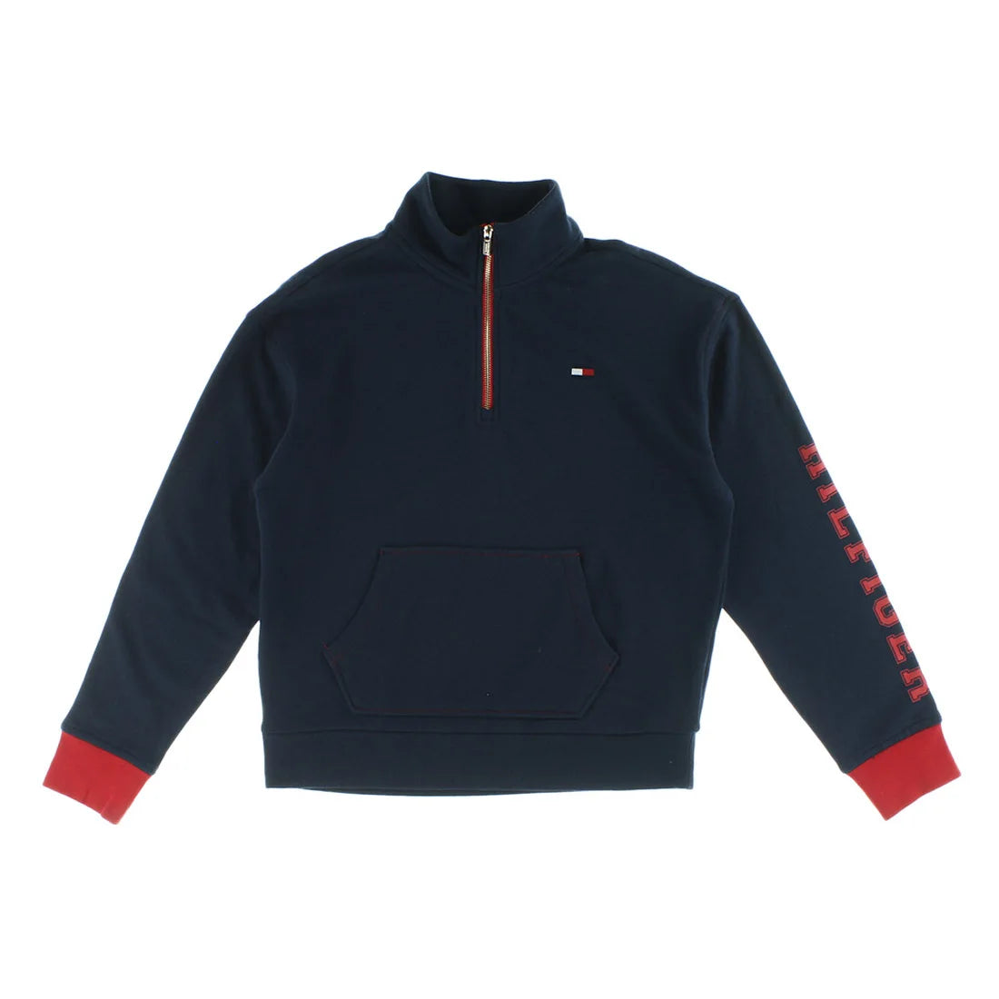 Tommy Hilfiger Half-Zip Fleece Top Womens Jackets Color: Blue | 100% Authentic