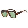 Fashion Luxury Women Men Punk Rectangle Sun Glasses Big Frame Square Sunglasses