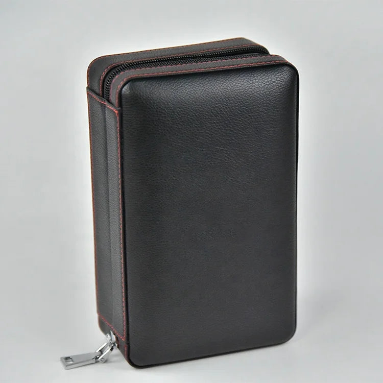 Luxury Dupont stingray Peter James Cigar case Custom Real Genuine Leather Travel Set Cigar case