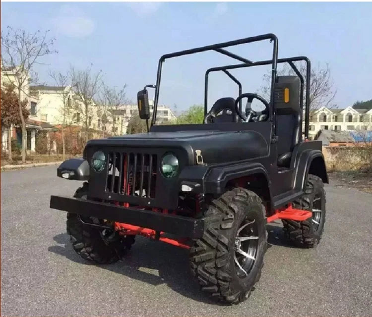 Automatic ATV Big for 200cc Four-wheel Off-road Mountain Bike All-terrain Chain Drive Equipped 4-Stroke Gas/Diesel Scenic Spot