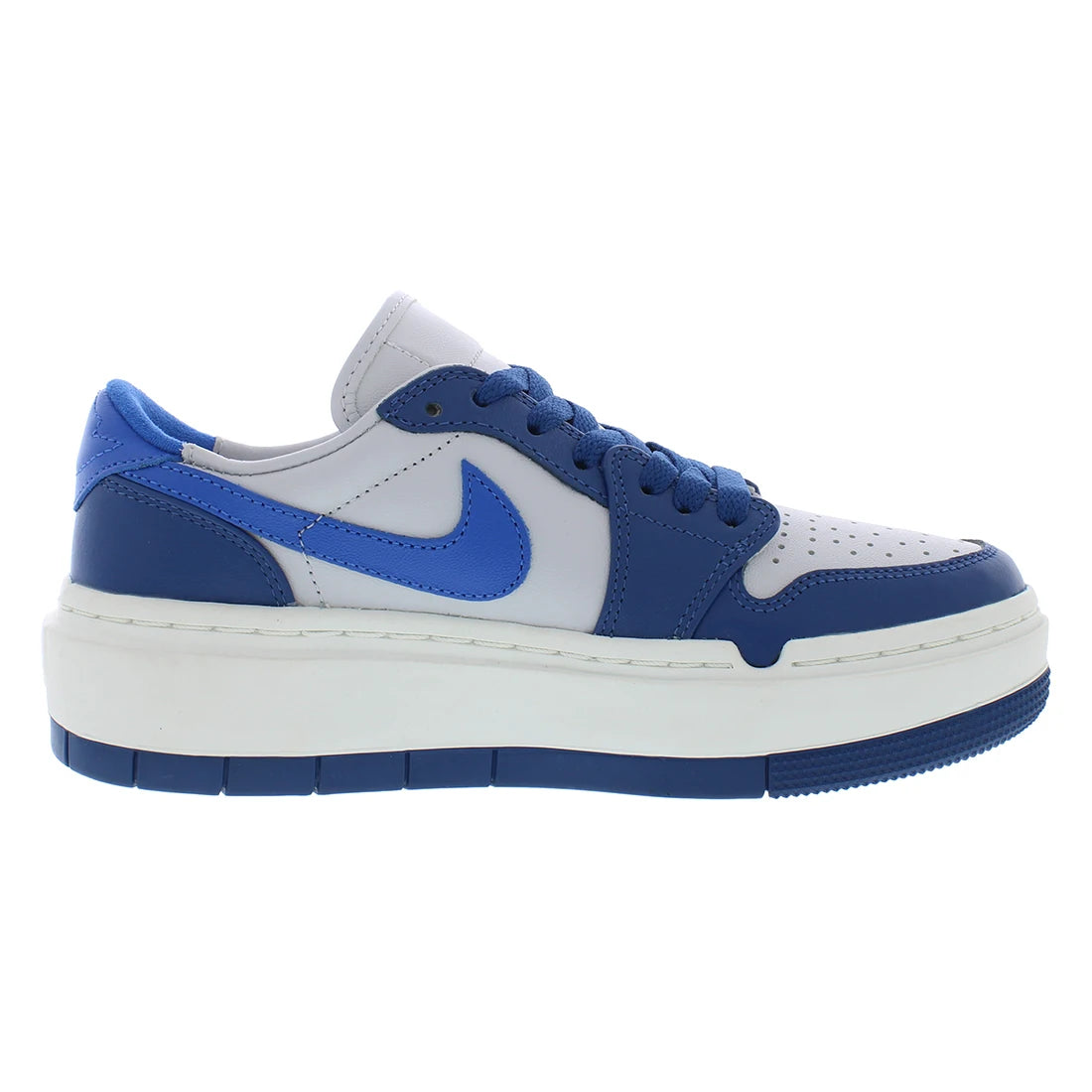 For for Air for 1 Elevate Low Women's Sneakers French Blue/Sport Blue LED Lights Lightweight Korean Style Autumn MSS-DH7004400
