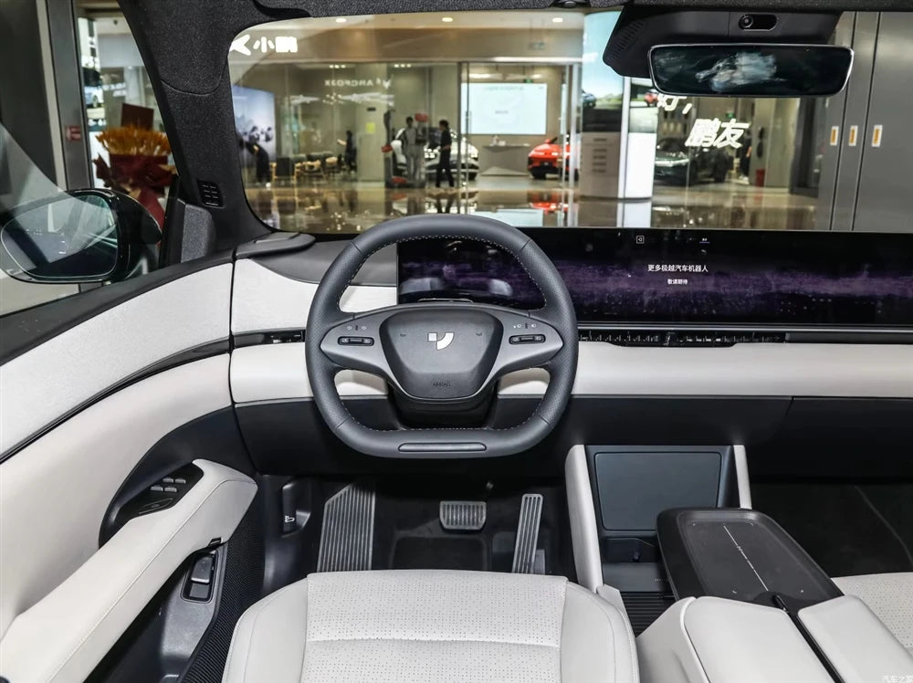 Jiyue 01 Used Car for Sale 2024 Jidu Automatic R20 Tire Size Leather Seats Lithium Battery Luxury Vehicle Fast Charging Hybrid