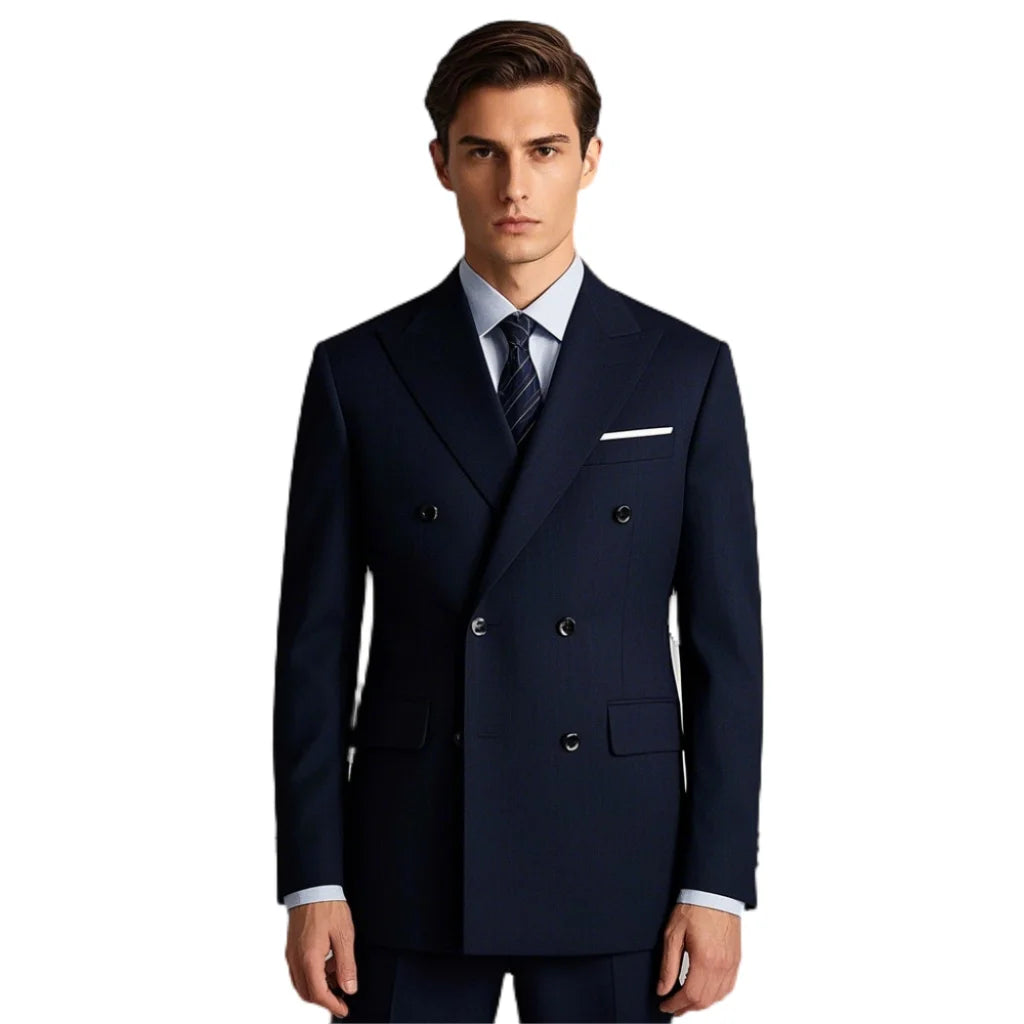 Made to Measure Jackets Modern Solid Haute Couture Black Suit Jacket Men's Business  Italian High-end Suit