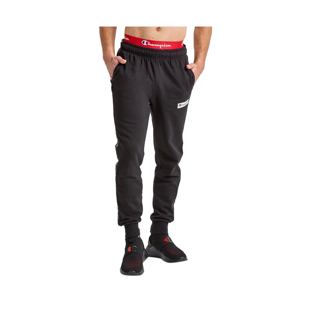 Champion Classic Fleece Jogger Mens Active Pants Color: Hiker Green/Black | 100% Authentic