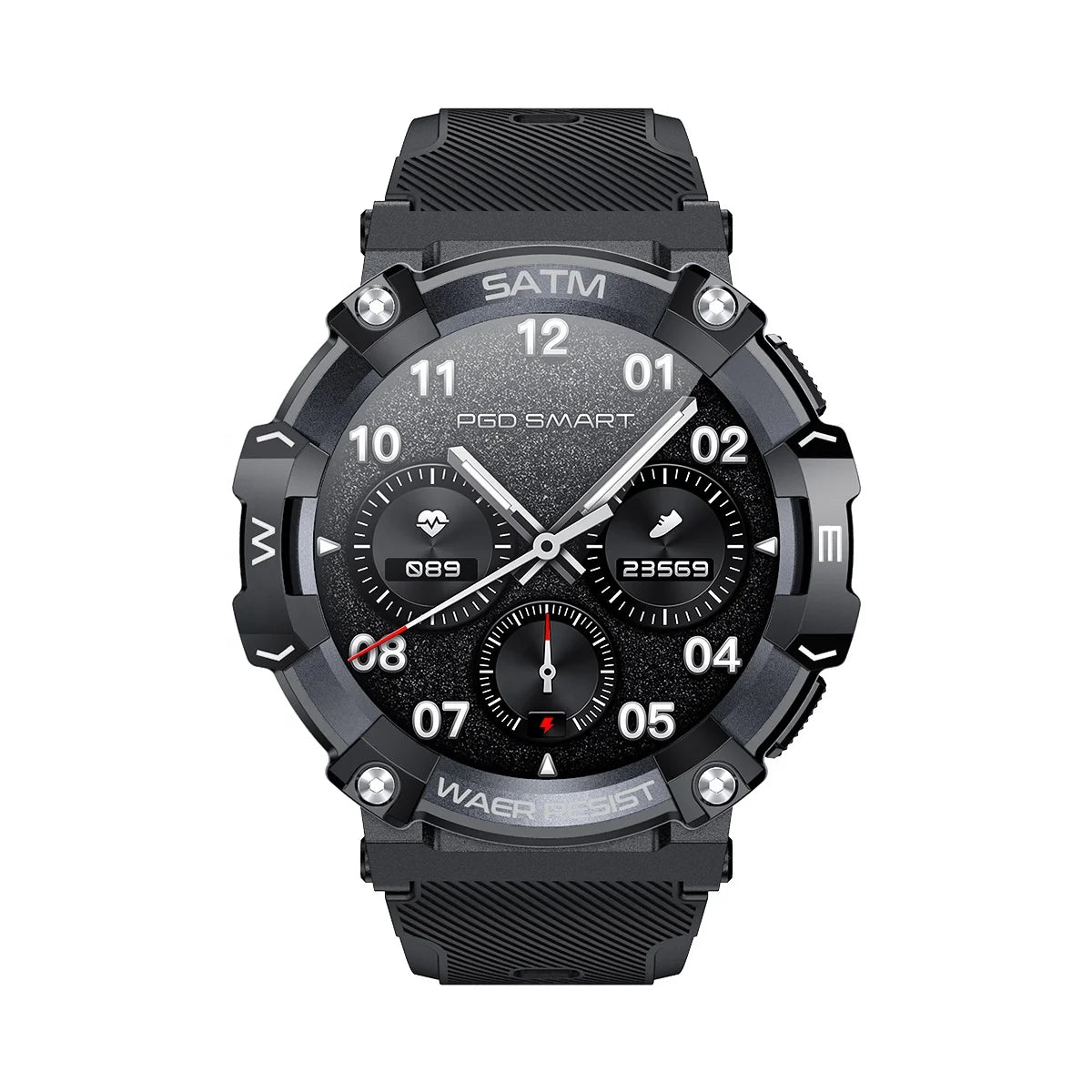 2024 Hot Sale PG666 Smart Watch 1.39 Inch IP68 Waterproof Phone Call Blood Pressure Heart Rate Fitness Compass USB IOS