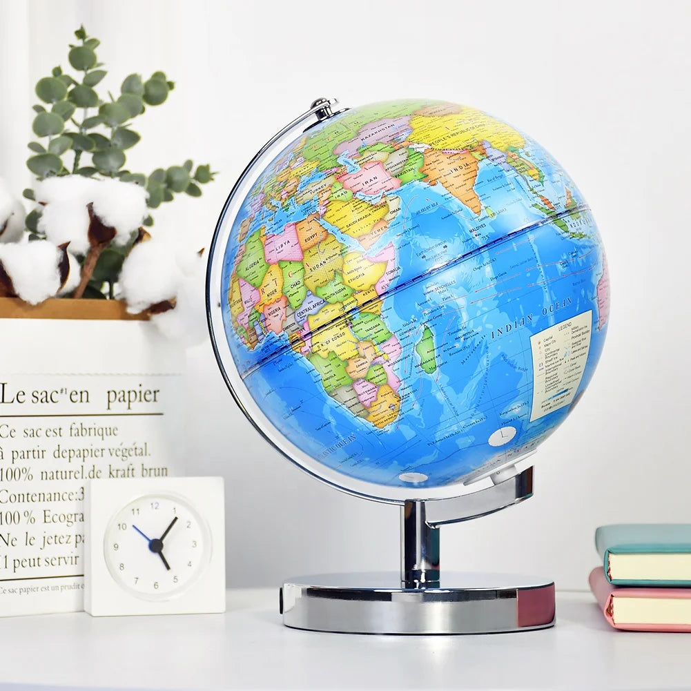 20 cm Educational World Globe Light World Globe Constellation View World Globe for Decor Gifts Promotion Teaching Tool