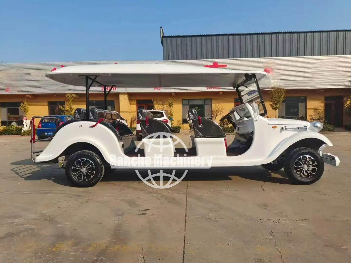 72v100ah 4KW Battery Powered Old Retro Golf Cart Buggy Antique Sightseeing Electric Vintage Classic Car
