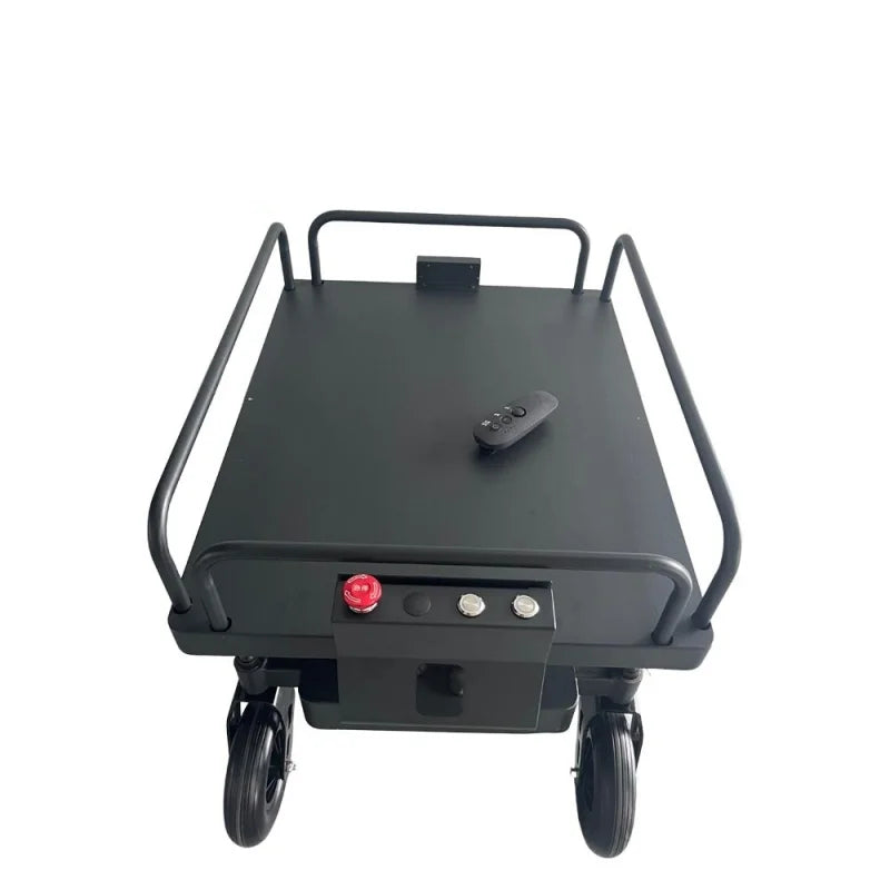 For Warehouse 100KG Heavy Payload Remote Control Automatic Following Cart Trolley Robot