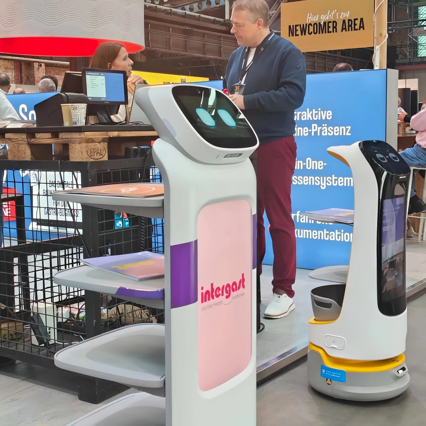 Commercial Delivery Robots  Intelligent Catering Restaurant Serving Food Waiter Restaurant Service Delivery Robot