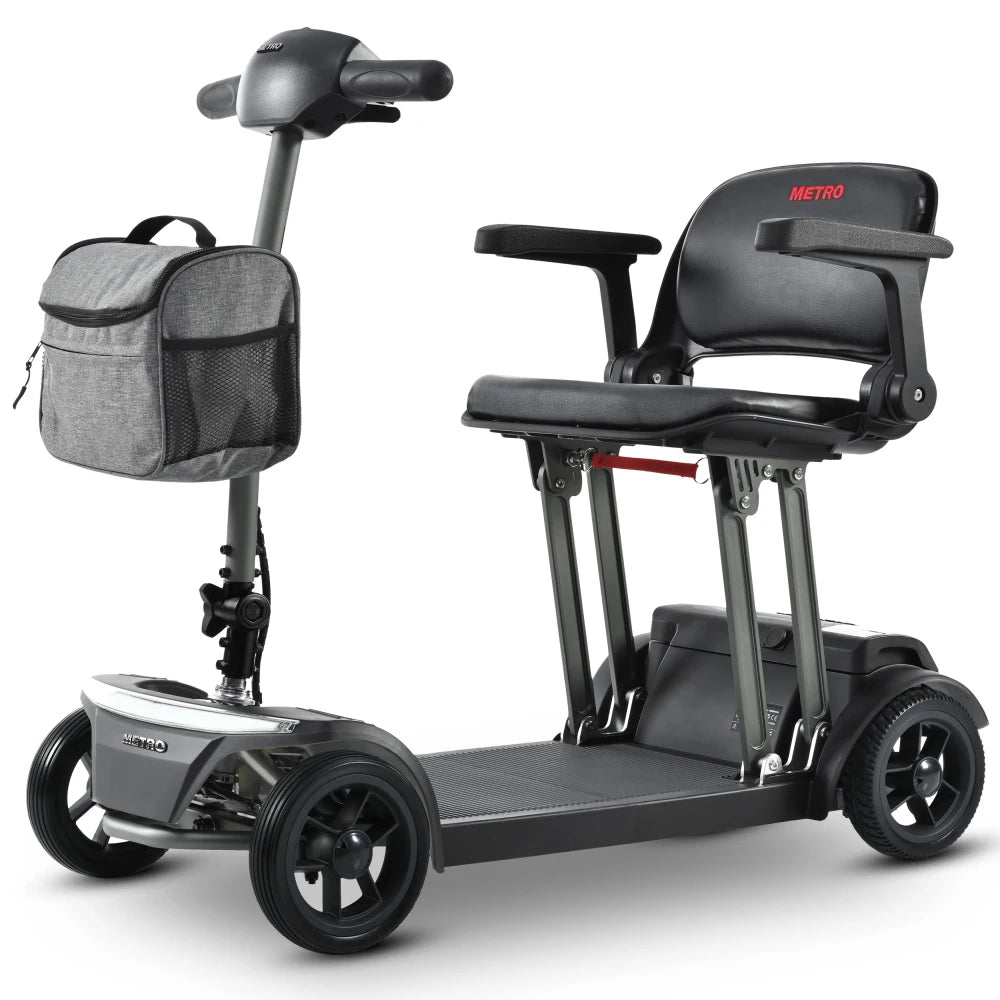 Mobility Airplane Approved Foldable Electric Trike 12-20Ah Lithium Battery Ultra Light 42LBS Fold in Seconds for Adults Travel
