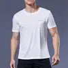 High Quality Polyester Men Running T Shirt Quick Dry Fitness O Neck T Shirt Training Exercise Clothes Gym Sport Shirt Tops