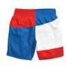 Champion Colorblock Crinkle Nylon Mens Active Shorts Color: Optical Blue/Red Flame/Concrete | 100% Authentic