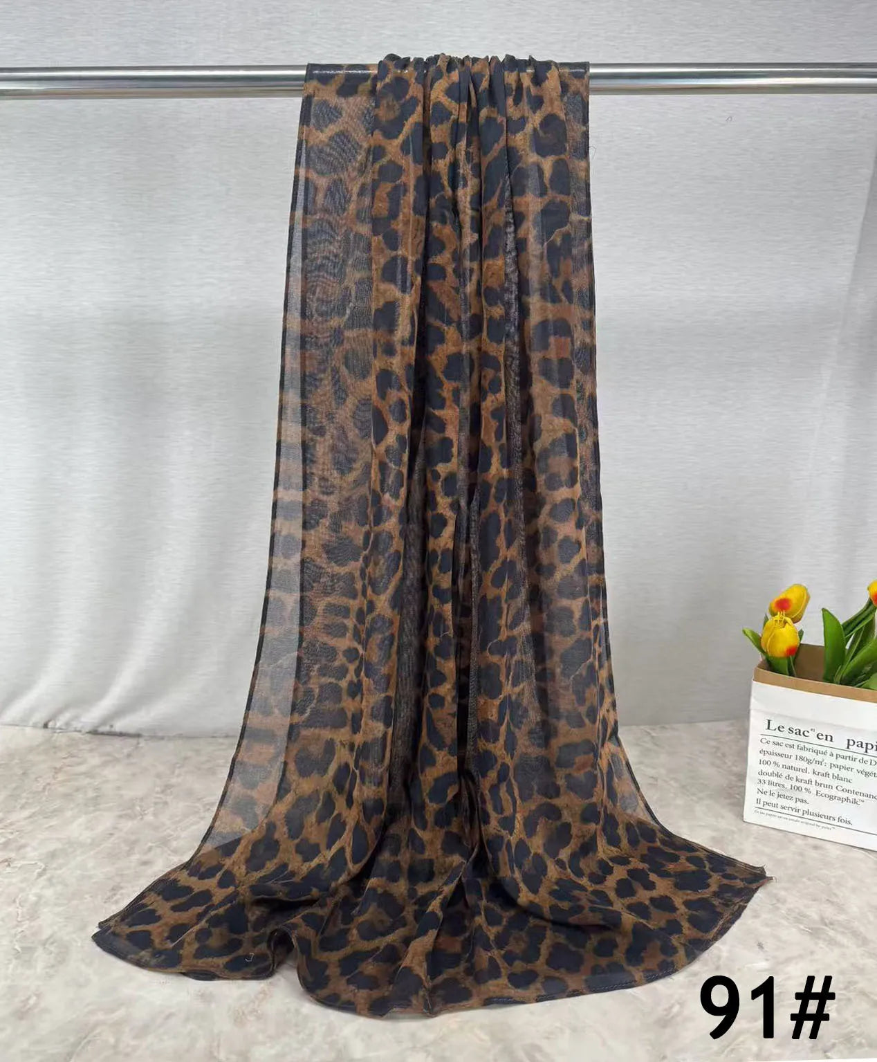 Soft Breathable Modal Hijab for Muslim Women New Digital Printed Woven Scarf Cotton Modal for Autumn