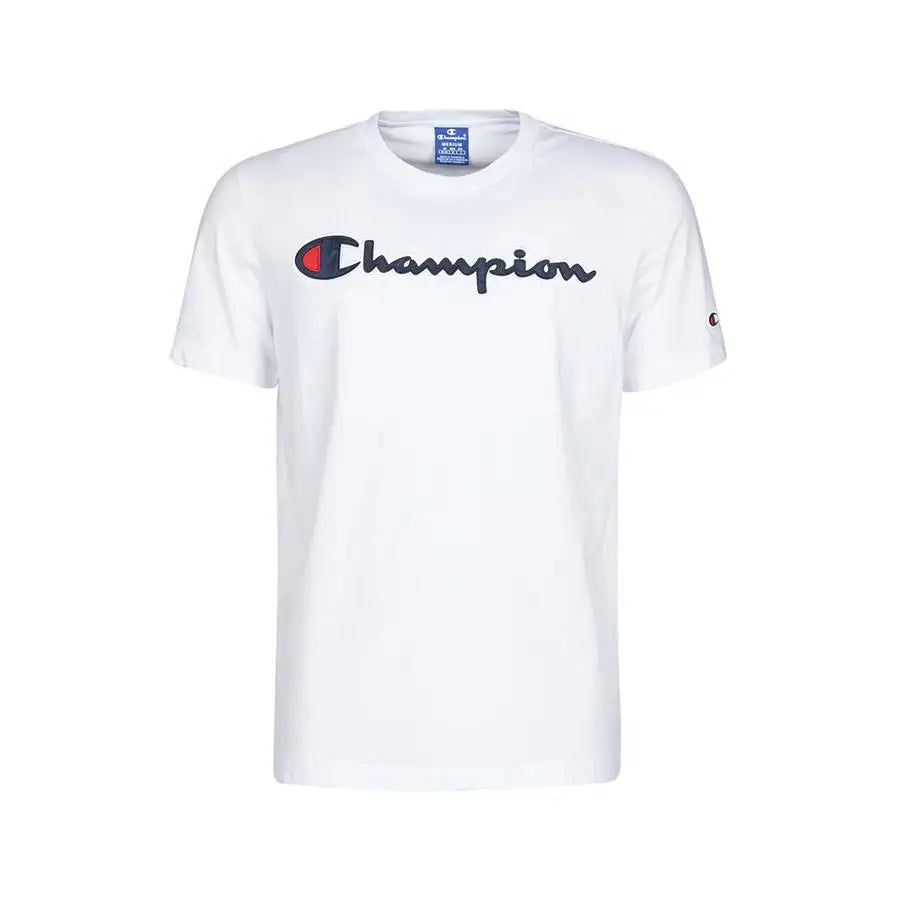 For Script SS Boys Active Shirts & Tees Size S Color White/Navy Model MSS-8479CBWHITE
