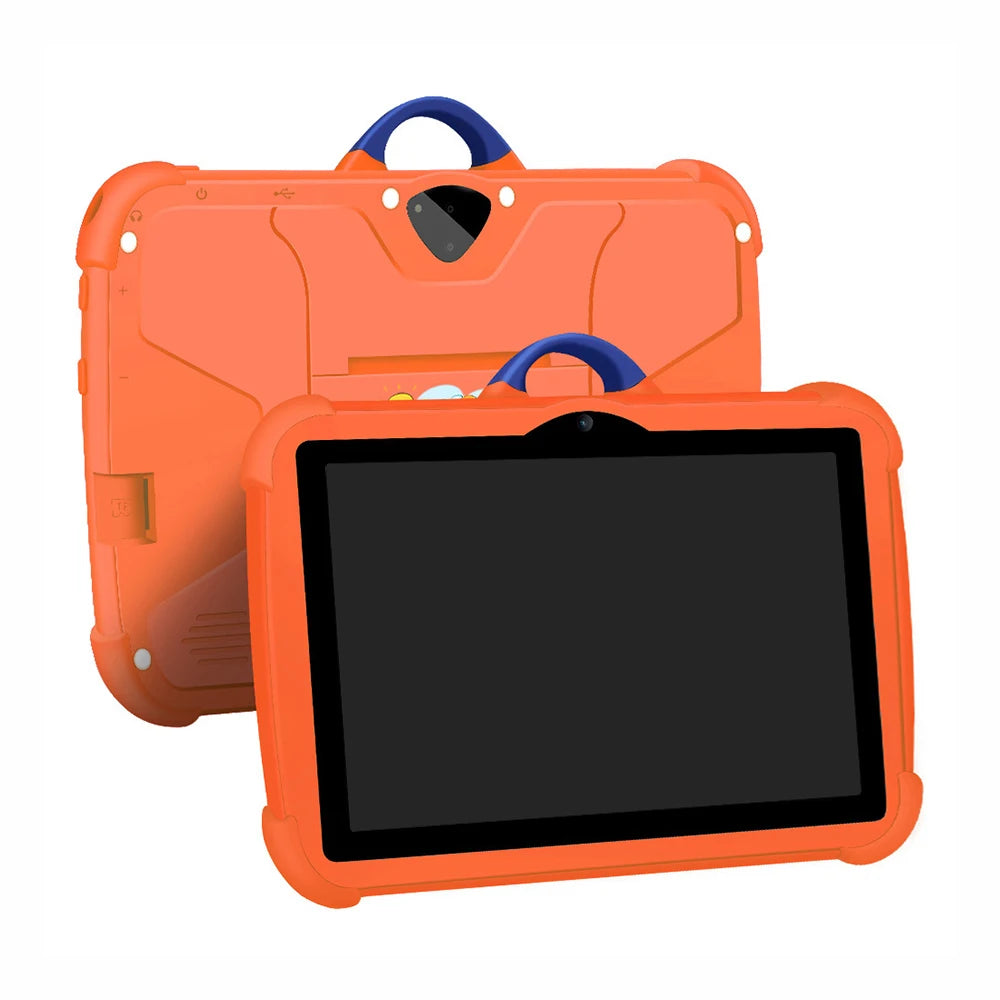 Kids 7 Inch Android Tablet 2GB+32GB for Toddler Parent Control Children WiFi Educational Tablet Pc With Kid-Proof Case