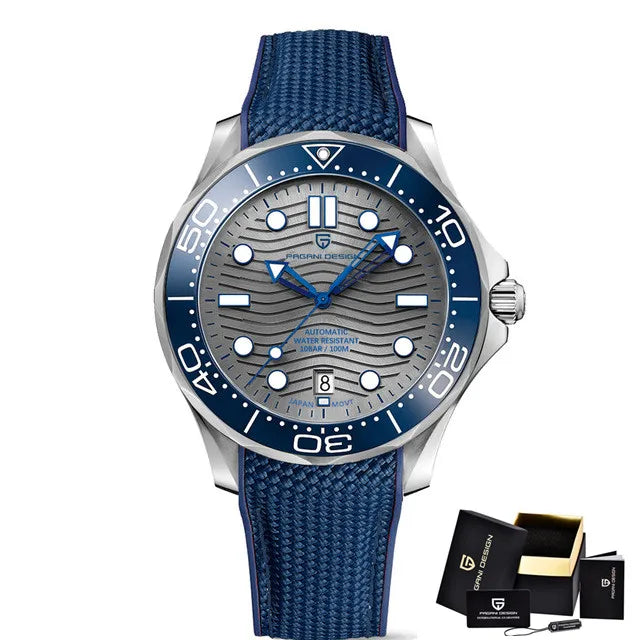 2022 PAGANI DESIGN 007 Men Luxury Mechanical Watches Sapphire Crystal 200M Diver Waterproof Sports NH35A Watch Montre Homme 1685