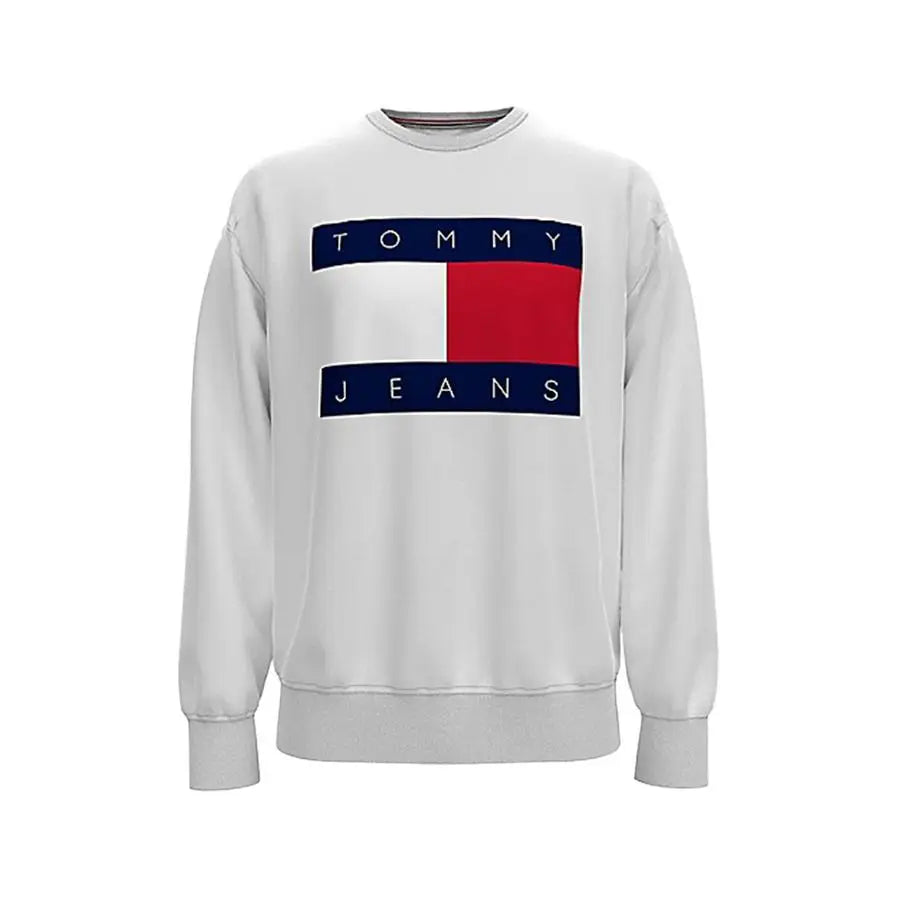 For for Lucca Sweatshirt Crew Mens Active Color White/Navy/Red | 100% Authentic China