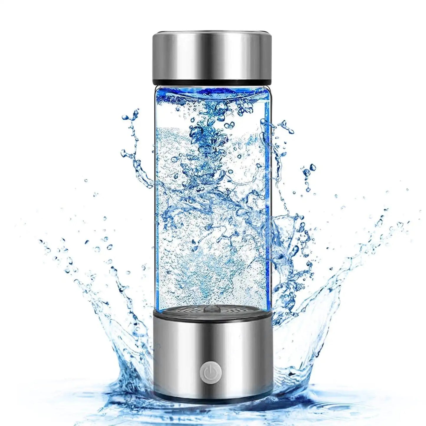 White 420ml Hydrogen Water Bottle High Hydrogen Concentration Generator for Home Office Travel