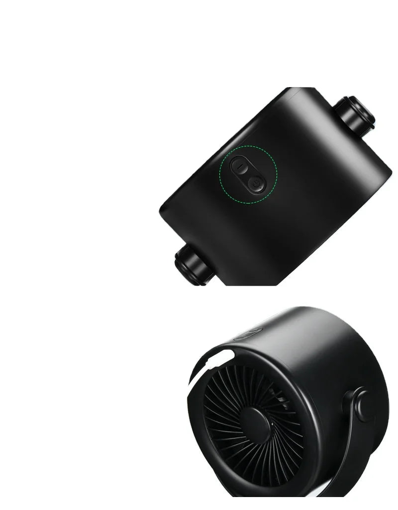 Hanging Waist Fan Portable Summer Cooling Artifact High Temperature Outdoor Site Charging Powerful Small Fan Hanging Neck