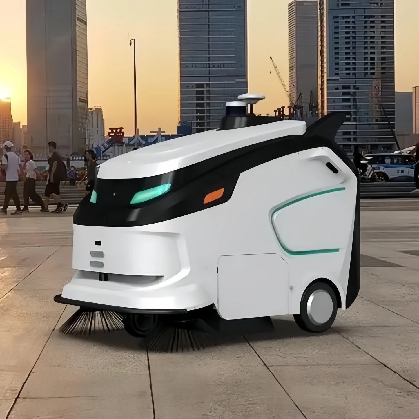 Industrial Cleaning Robot  Fully Automatic Commercial Cleaning Robot Smart Manufacturer for Floor Scrubbing and Vacuuming