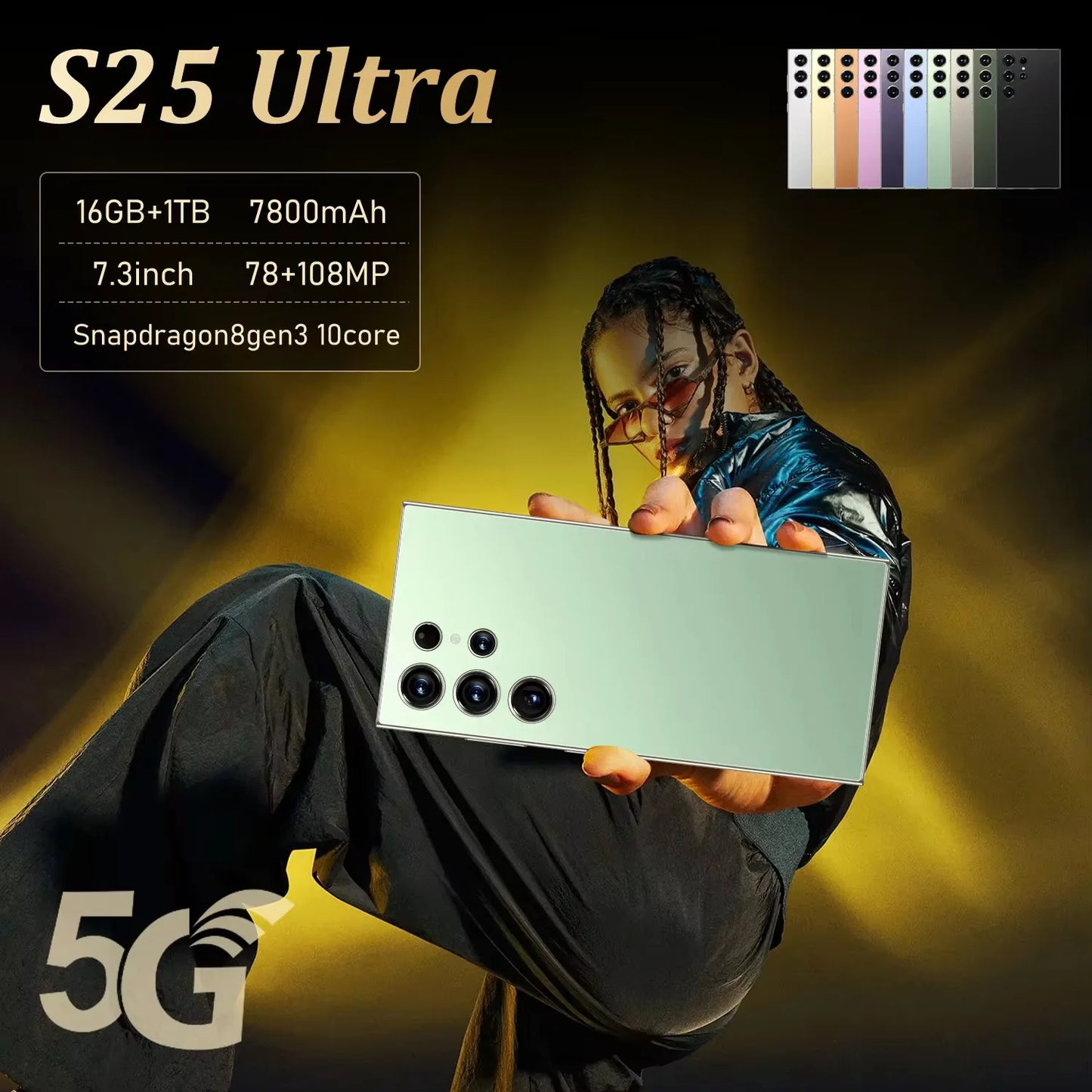 Original Global Version S25 U+L TRA Mobile Phones 16GB+1TB Android14 Unlocked cheap Smartphone