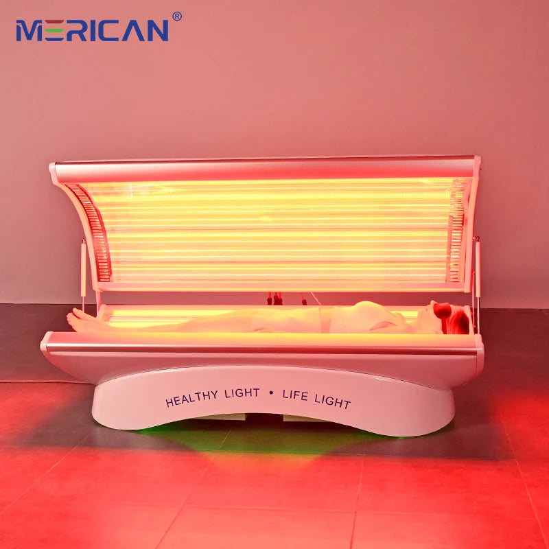 Merican PDT Beauty Light Therapy Bed Red Led Professionnel Beauty Machine Full Body Red Light Therapy 660nm 850nm Bed