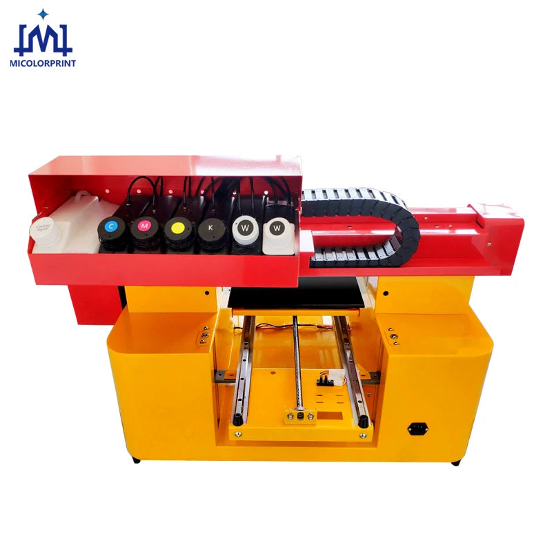 Automatic Desktop UV Printer for Glass Bottle Wood Phone Case A3 UV Flatbed Printer