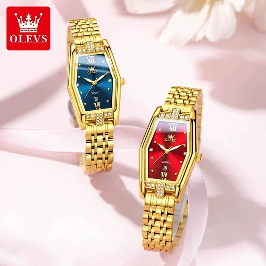 Olevs 3699 Women's Original Brand Quartz Watches Waterproof Luminous Hands Women Wristwatch for Ladies Montre Femme Relojes Uhr