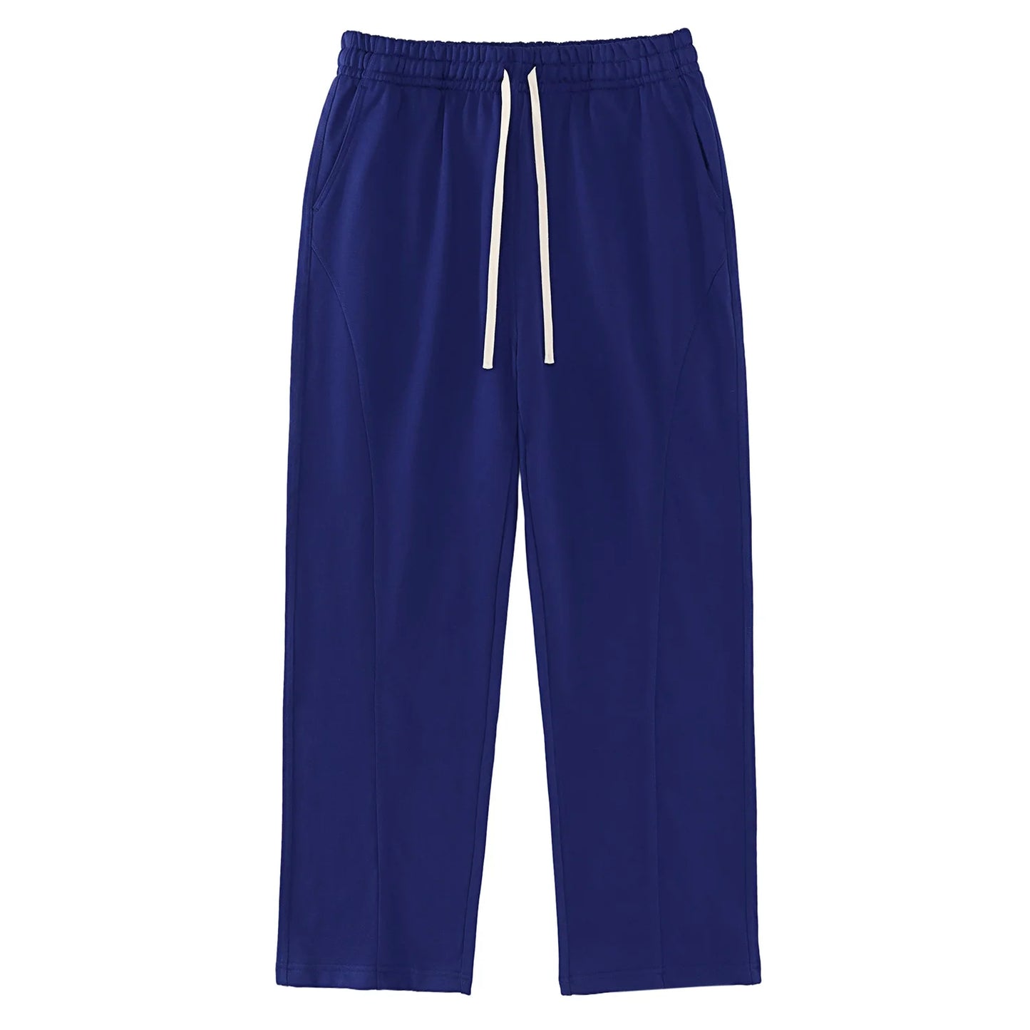 81 Cotton Curved Leg Drawstring Regular Fit Casual Custom Men Sweatpants Baggy and Hoodie Set