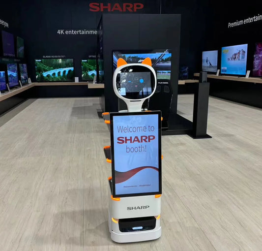 Commercial Restaurant Waitress Robot Metal Construction with 5G wifi hotel food delivery robot