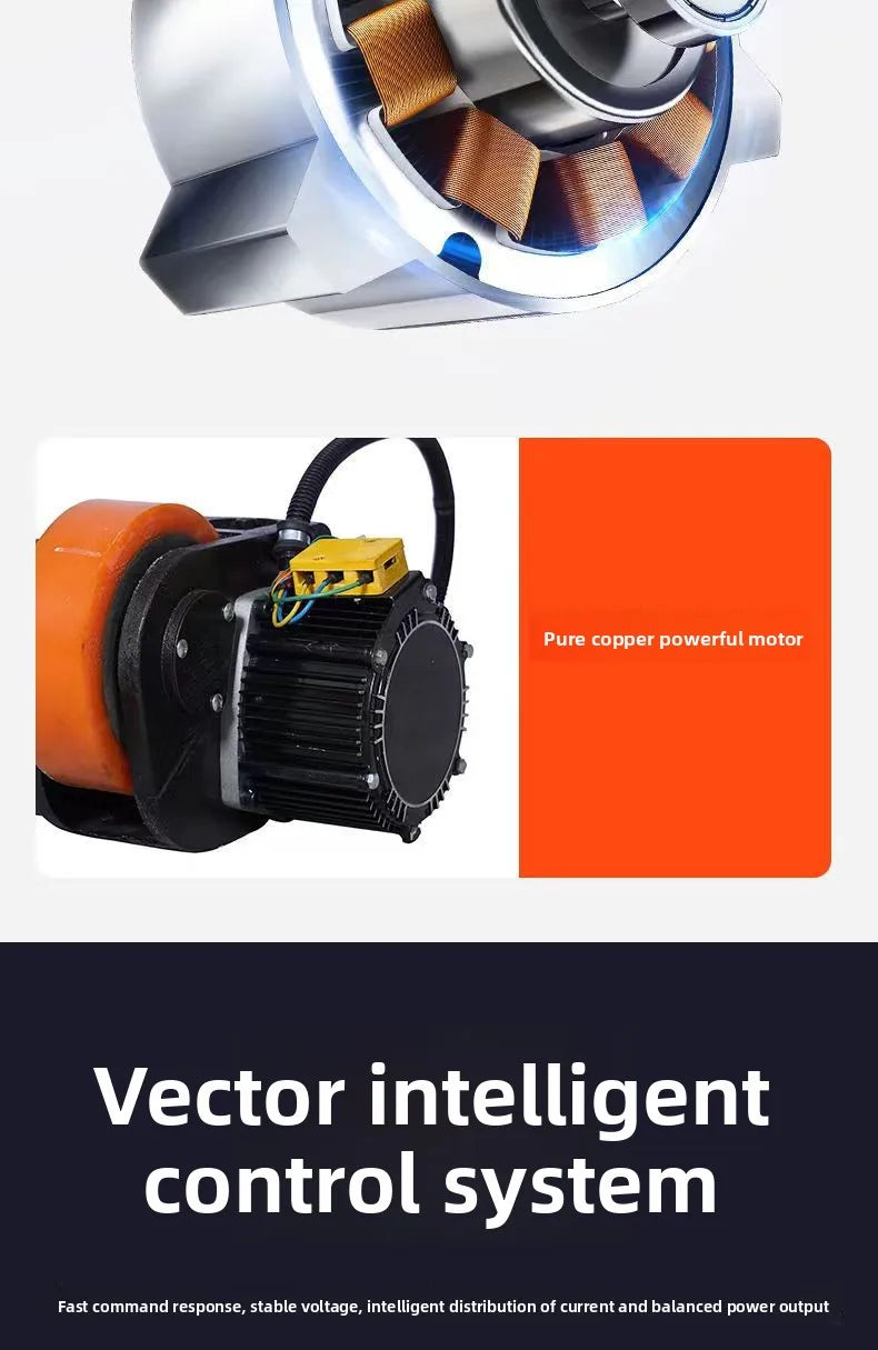 3 Ton Lead-Acid Battery Electric Pallet Truck Forklift with Standing Operation for Retail Use