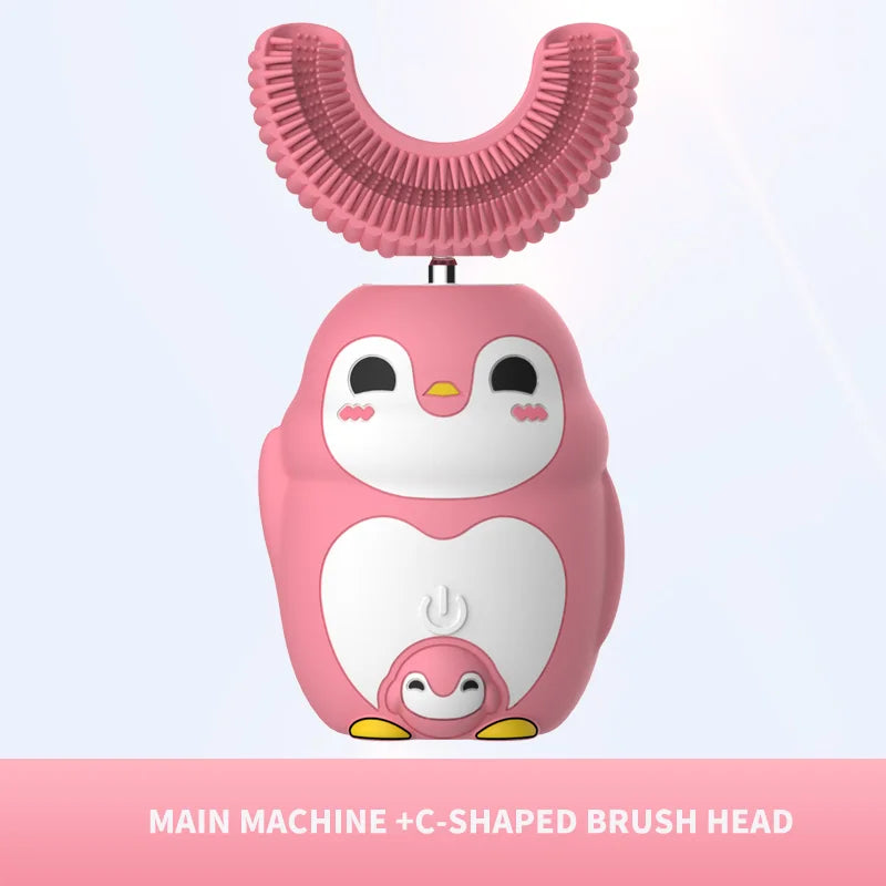Quality Fashion Custom Girl Pink Cartoon Rechargeable Power Child Electric Children Toothbrush 2021